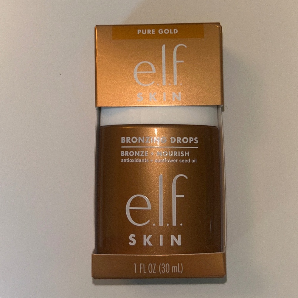 ELF skin bronzing drops -pure gold